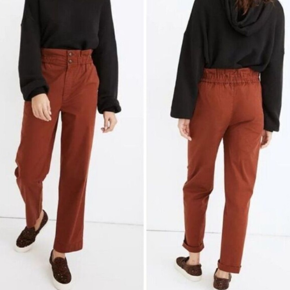 Madewell Cinnamon Straight Leg Pants
